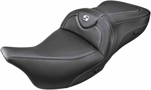 Saddlemen - Saddlemen Heated Road Sofa CF Seat without Backrest - 808-07B-185HCT