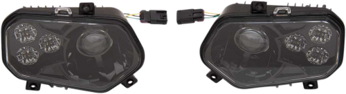 Moose Utility - Moose Utility LED Headlights - Black - 2001-2225