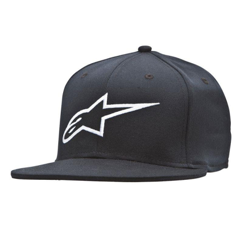 Alpinestars - Alpinestars Ageless Flatbill Hat - 1035-81015-10-S/M - Black - Sm-Md