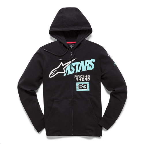 Alpinestars - Alpinestars Title Zip Hoodie - 1210-51300-10-LG - Black - Large