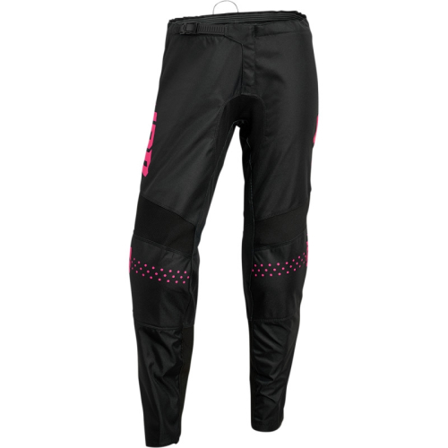 Thor - Thor Sector Minimal Womens Pants - 2902-0306 - Black/Flo Pink - 3/4