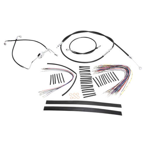 Magnum - Magnum Black Vinyl XR Handlebar Installation Kit for 12-14in. Ape - 489301