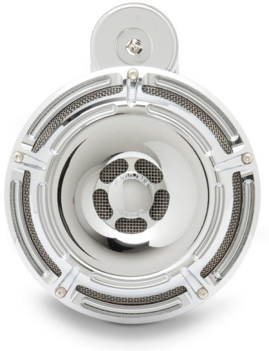 Arlen Ness - Arlen Ness Horn Cover - Slot Track - Chrome - 70-217