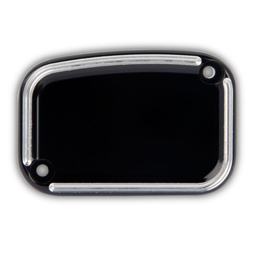 Arlen Ness - Arlen Ness Rear Brake Master Cylinder Cover - Slot Track Black - 03-419