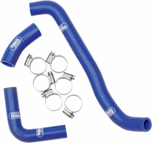 Moose Racing - Moose Racing Radiator Hose/Clamp Kit - Blue - MBU-SUZ-25-BL