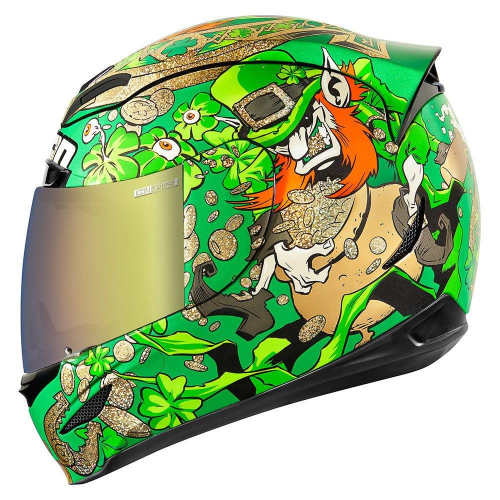 Icon - Icon Airmada Lepricon Helmet - 842.0101-10730 - Green - X-Large