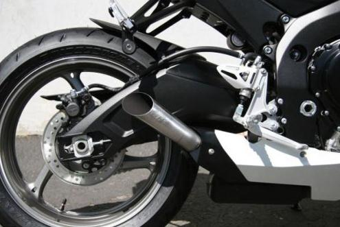 Jardine - Jardine GP1 Slip-On - Brushed Stainless Steel Tubing - No Muffler - 18-4022-723-02P