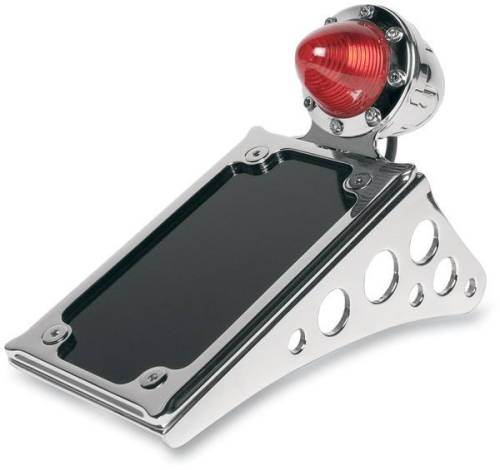 RSD - RSD Tracker Taillight with License Plate Holder - Chrome - 0215-2000-CH