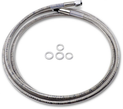Drag Specialties - Drag Specialties Universal Stainless Steel Brake Line - 74in. - 874