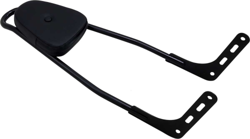 Motherwell - Motherwell One-Piece Sissy Bars - Gloss Black - 156T18-GB-WP