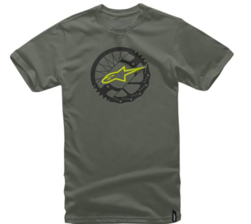 Alpinestars - Alpinestars Rotor T-Shirt - 103672008690L - Military Green - Large