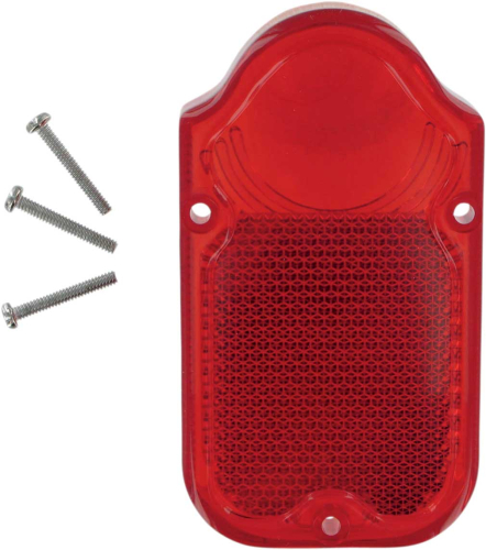 Drag Specialties - Drag Specialties Red Lens for Universal Mount Tombstone LED Taillight - L24-0425-L