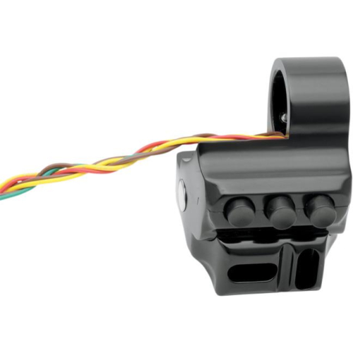 Performance Machine - Performance Machine Contour Brake 5-Button Switch Housing - Black - 0062-2042-B