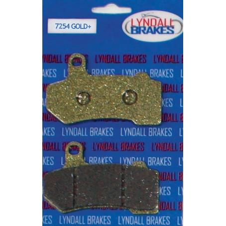 Lyndall Racing Brakes - Lyndall Racing Brakes Gold+ Brake Pads - 7254-GPLUS