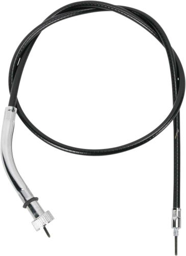 Drag Specialties - Drag Specialties Front Wheel Drive Speedometer Cable - 41.5in.L - Black Vinyl - 4391200B