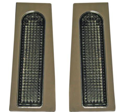 Custom Dynamics - Custom Dynamics Fillerz Saddlebag LED Lights - Smoke/Chrome - GEN-FDRS-SMOKE