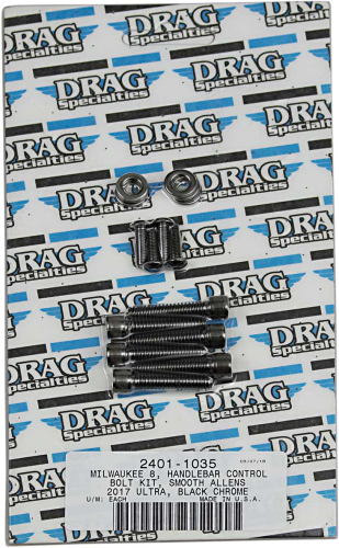 Drag Specialties - Drag Specialties Handlebar Controls Bolt Kit - Smooth - 2401-1035