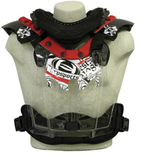 HRP Sports - HRP Sports Flak-Jak LT IMS Peewee Chest Protector - 0651-R-11 - Red - 50-94 Lbs.