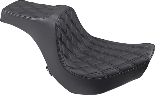Drag Specialties - Drag Specialties Predator III Seat - Double Diamond - Black Thread - 0802-1267