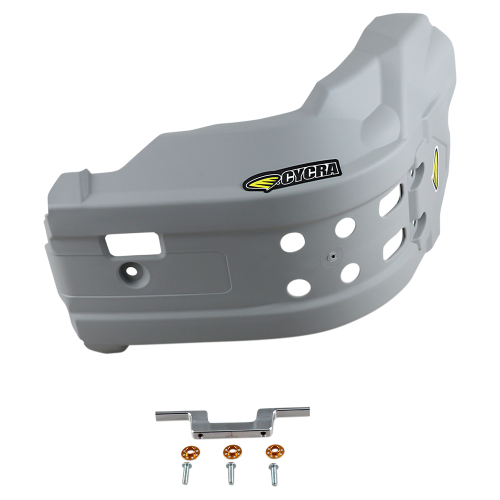 Cycra - Cycra Full Armor Skid Plate - Gray - 1CYC-6239-80