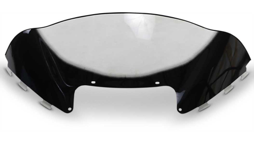 SNO Stuff - SNO Stuff Windshield - Low - 12.5in. - Smoke/Graphics - 450-167-03