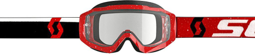 Scott USA - Scott USA Hustle X Goggles - 268183-1005113 - Red/White - OSFM