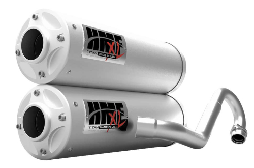 HMF Engineering - HMF Engineering Titan XL Series Dual Full System - Stainless Steel - 71660A637488