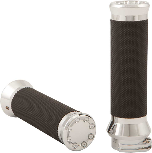 HardDrive - HardDrive Cable Throttle Custom Grips - Throttle - Chrome - 0063-2076-CH