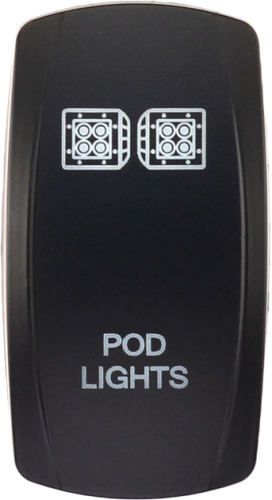 XTC Power Products - XTC Power Products Dash Rocket Switch Face Plate - POD Lights - SW00-00107039