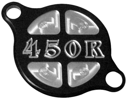 ModQuad - ModQuad Oil Filter Cover - 450R Logo - Black - OC2-RBLK