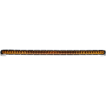 Heretic Studio - Heretic Studio 6-Series Light Bar-40in.(45in.x2in.x1.5in.)Black Combination Spot/Flood Light-Curved with Amber Lens - 54012