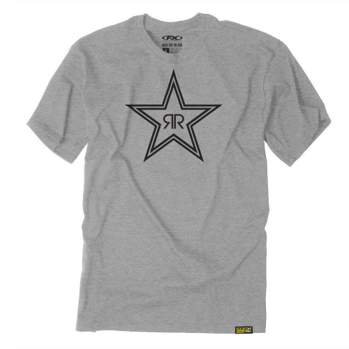 Factory Effex - Factory Effex Rockstar Outline T-Shirt - 21-87632 - Gray - Medium