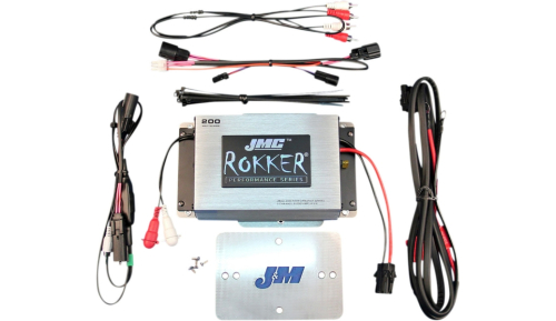 J&M - J&M ROKKER 200 W 2-Channel Amplifier Kit - JMRA-2000HR15