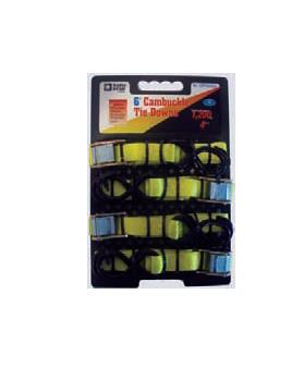 Buyers - Buyers Cam Buckle Tie Downs - 1in. x 6ft. - Yellow - CBTD41612 (4)