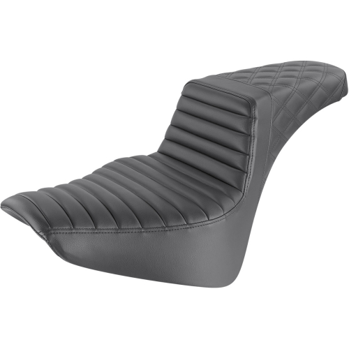 Saddlemen - Saddlemen Step-Up Front TR/Rear LS Seat - Black - 818-33-176