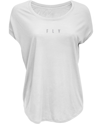 Fly Racing - Fly Racing Breezy Womens T-Shirt - 356-0044L - White - Large