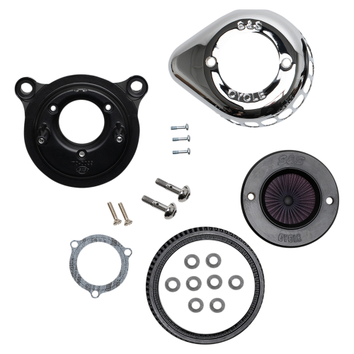 S&S Cycle - S&S Cycle Air Stinger Stealth Air Cleaner Kit - Chrome - 170-0721