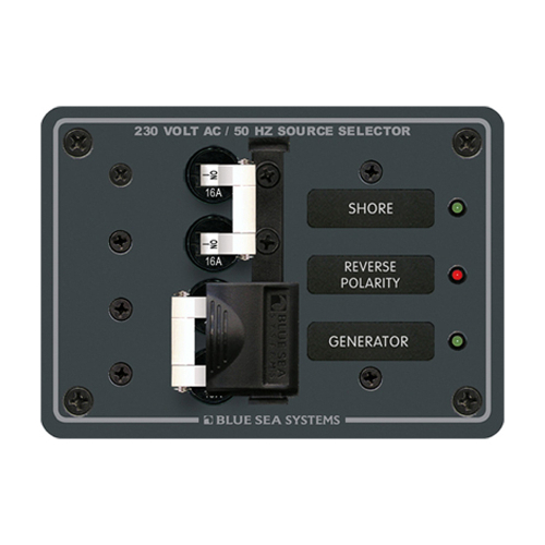 Blue Sea Systems - Blue Sea 8132 AC Toggle Source Selector (230V) - 2 Sources