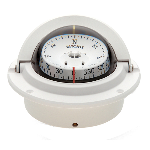 Ritchie - Ritchie F-83W Voyager Compass - Flush Mount - White