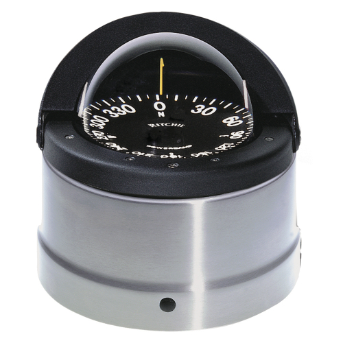 Ritchie - Ritchie DNP-200 Navigator Compass - Binnacle Mount - Polished Stainless Steel/Black