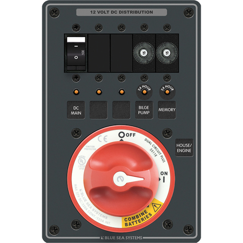 Blue Sea Systems - Blue Sea 8690 e-Series Dual Circuit Plus PN 5511e