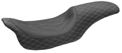 Revere - Revere Journey 2-Up Diamond Seat by Mustang - Gun Metal Gray - 74111GM