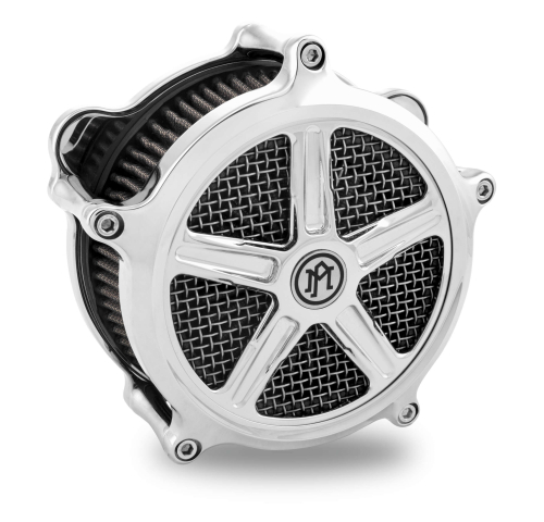 Performance Machine - Performance Machine Formula Universal Super Gas Air Cleaner Faceplate - Chrome - 0206-2010FRM-CH