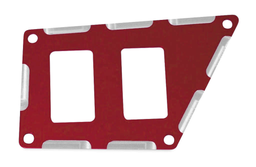 ModQuad - ModQuad 2 Slot Switch Plate - Red - RZR-SP2-1K-RED