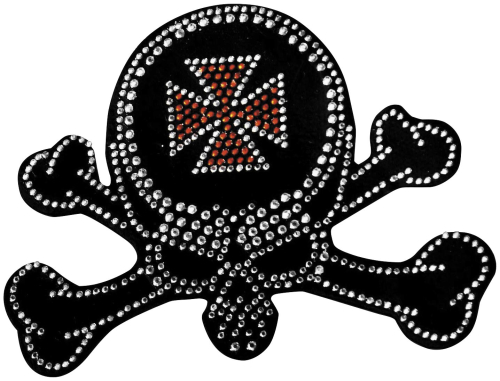 PC Racing - PC Racing Helmet Bling - Iron Skull - PCHBIRONS