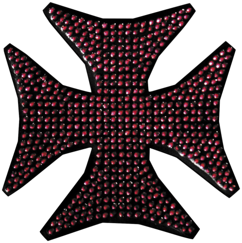 PC Racing - PC Racing Helmet Bling - Pink Cross - PCHBIRONP