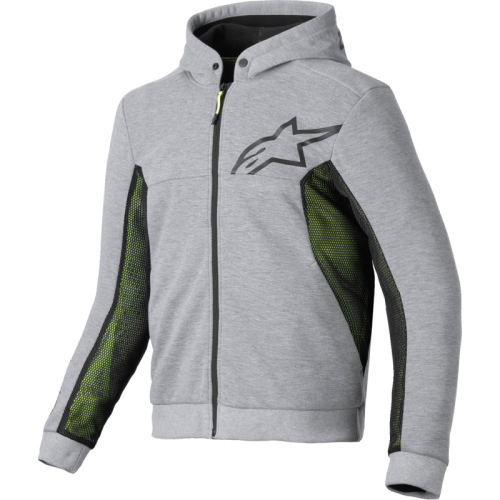 Alpinestars - Alpinestars Chrome Air Sport Hoodie - 4200425-9196-L - Heather Gray/Black - Large