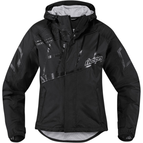 Icon - Icon PDX 2 Womens Waterproof Jacket - 2854-0191 - Black - 2XL