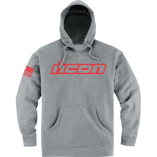 Icon - Icon Clasicon Hoody - 3050-6532 - Grey Heather - 3XL