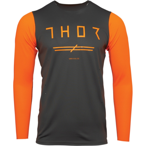 Thor - Thor Prime Pro Unrivaled Jersey - 2910-5888 - Charcoal/Flo Orange - Medium